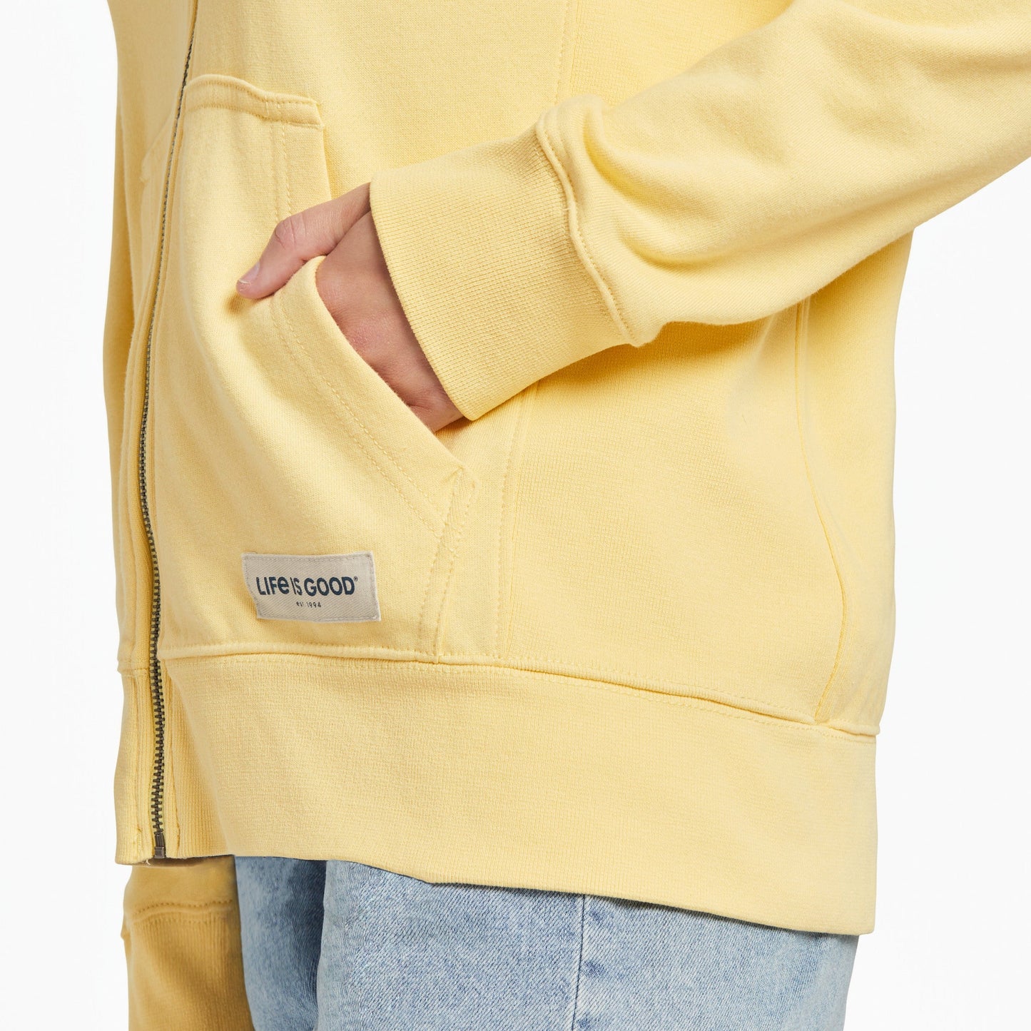 Women's Flutterby Butterfly Simply True Fleece Zip Hoodie