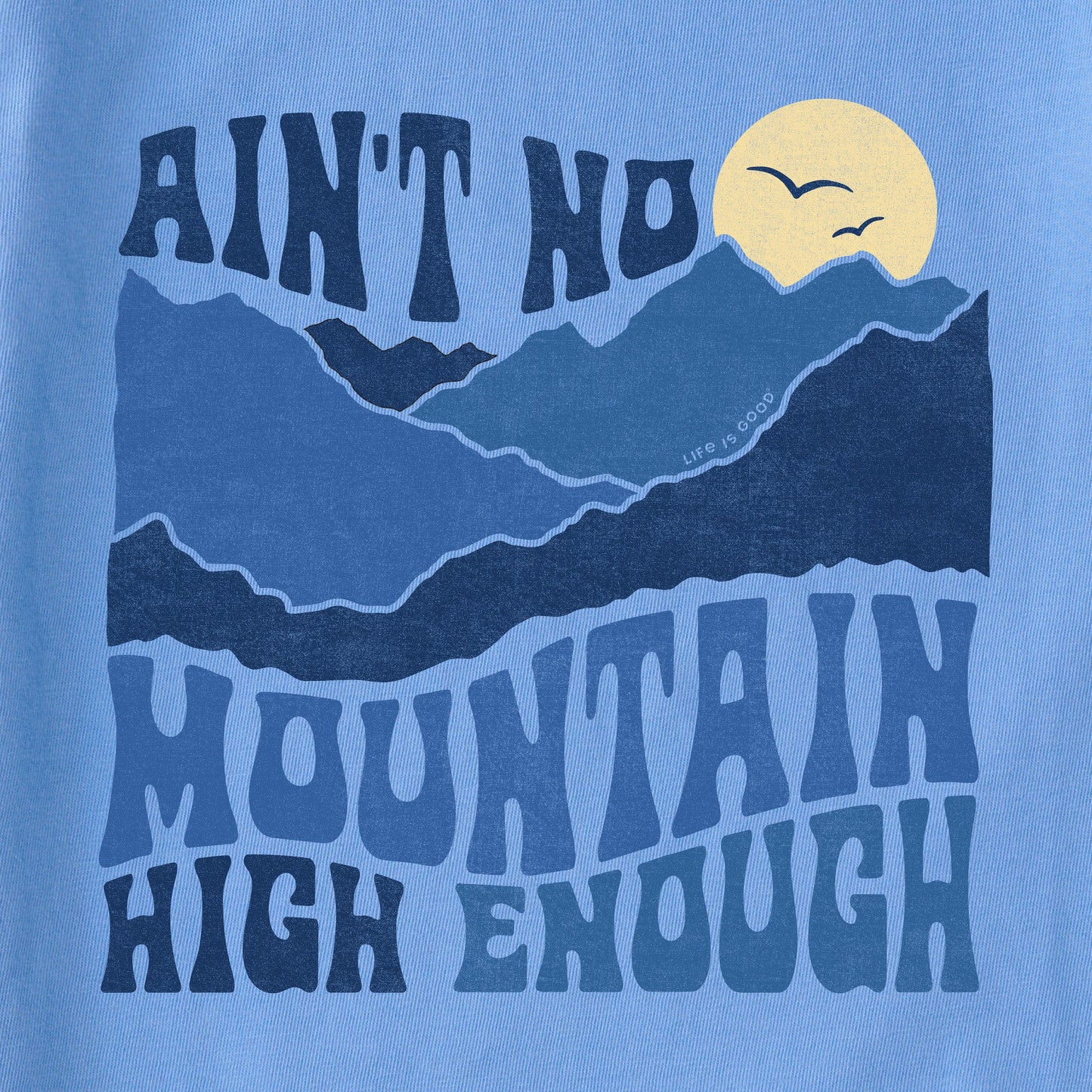 Women's Ain't No Mountain High Enough Simply True Fleece Zip Hoodie