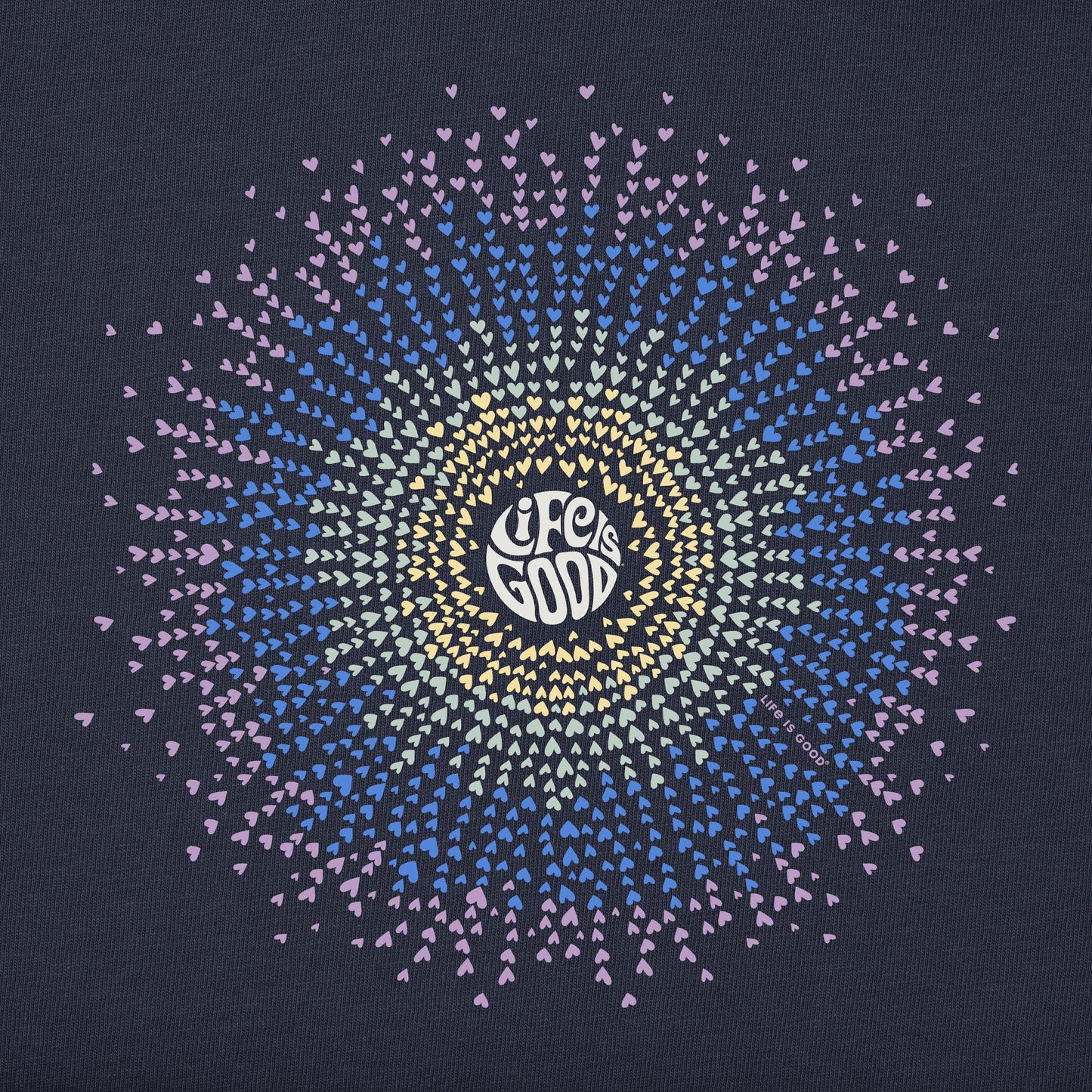 Women's Heart Rays Crusher-FLEX Hoodie Tunic