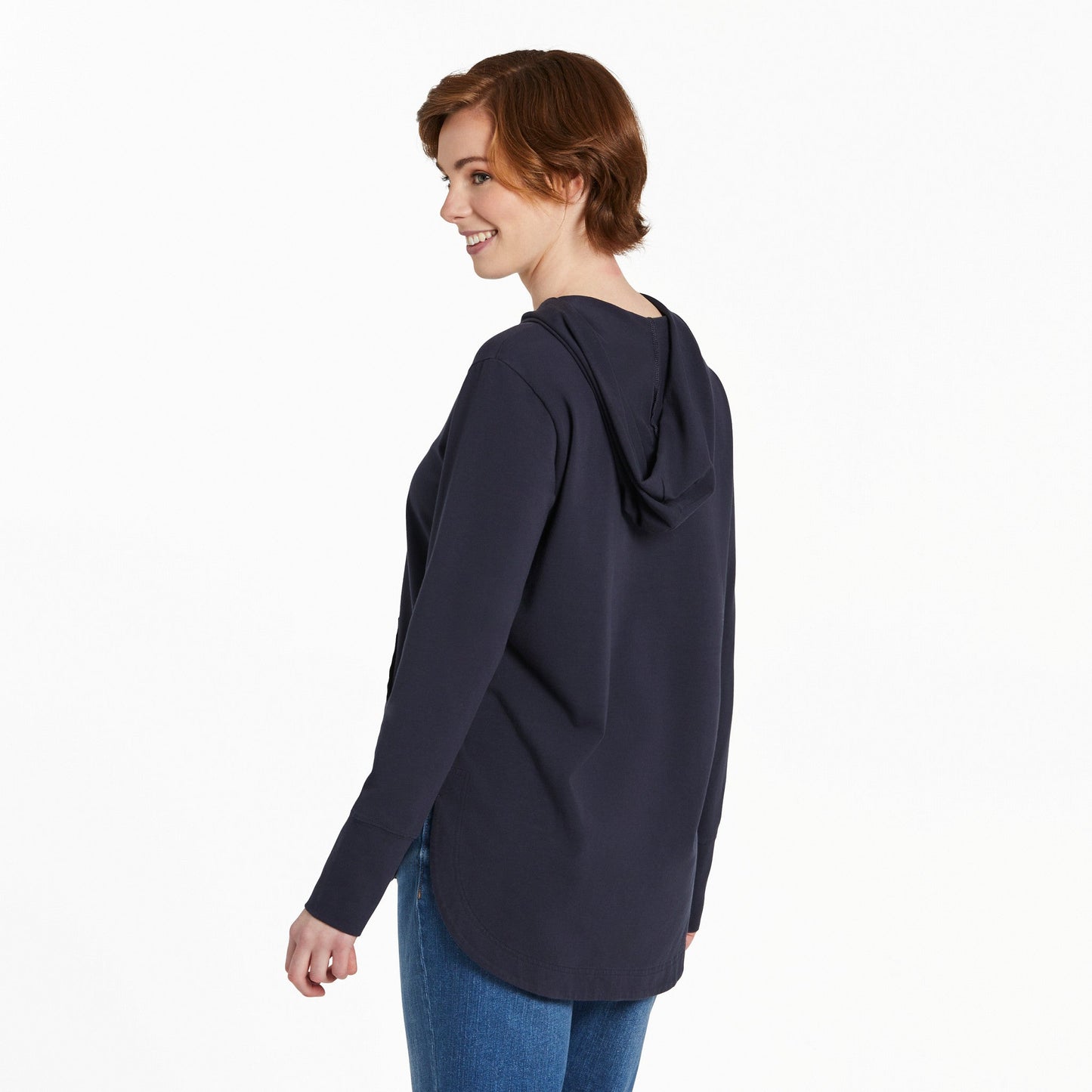 Women's Heart Rays Crusher-FLEX Hoodie Tunic
