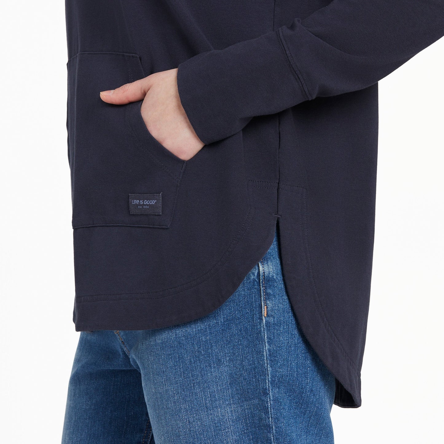 Women's Heart Rays Crusher-FLEX Hoodie Tunic