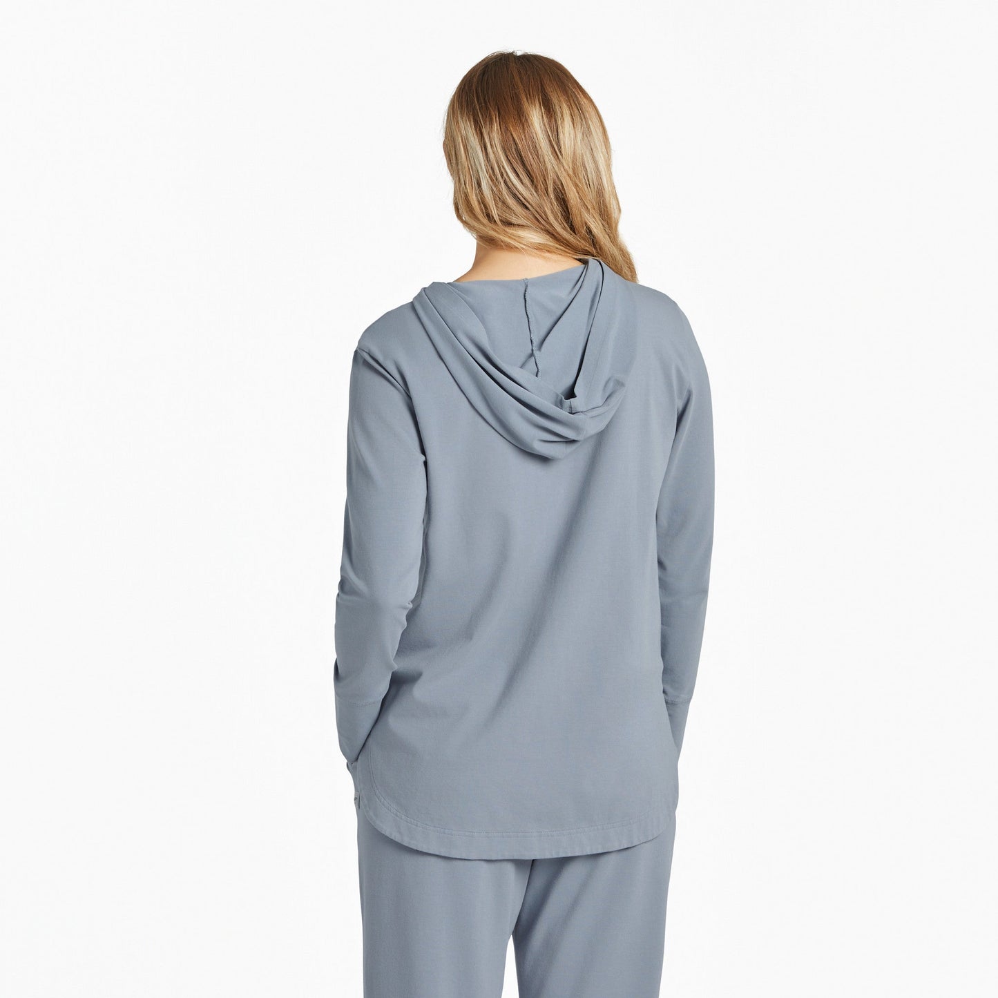 Women's Hand Drawn Butterfly Mandala Crusher-FLEX Hoodie Tunic