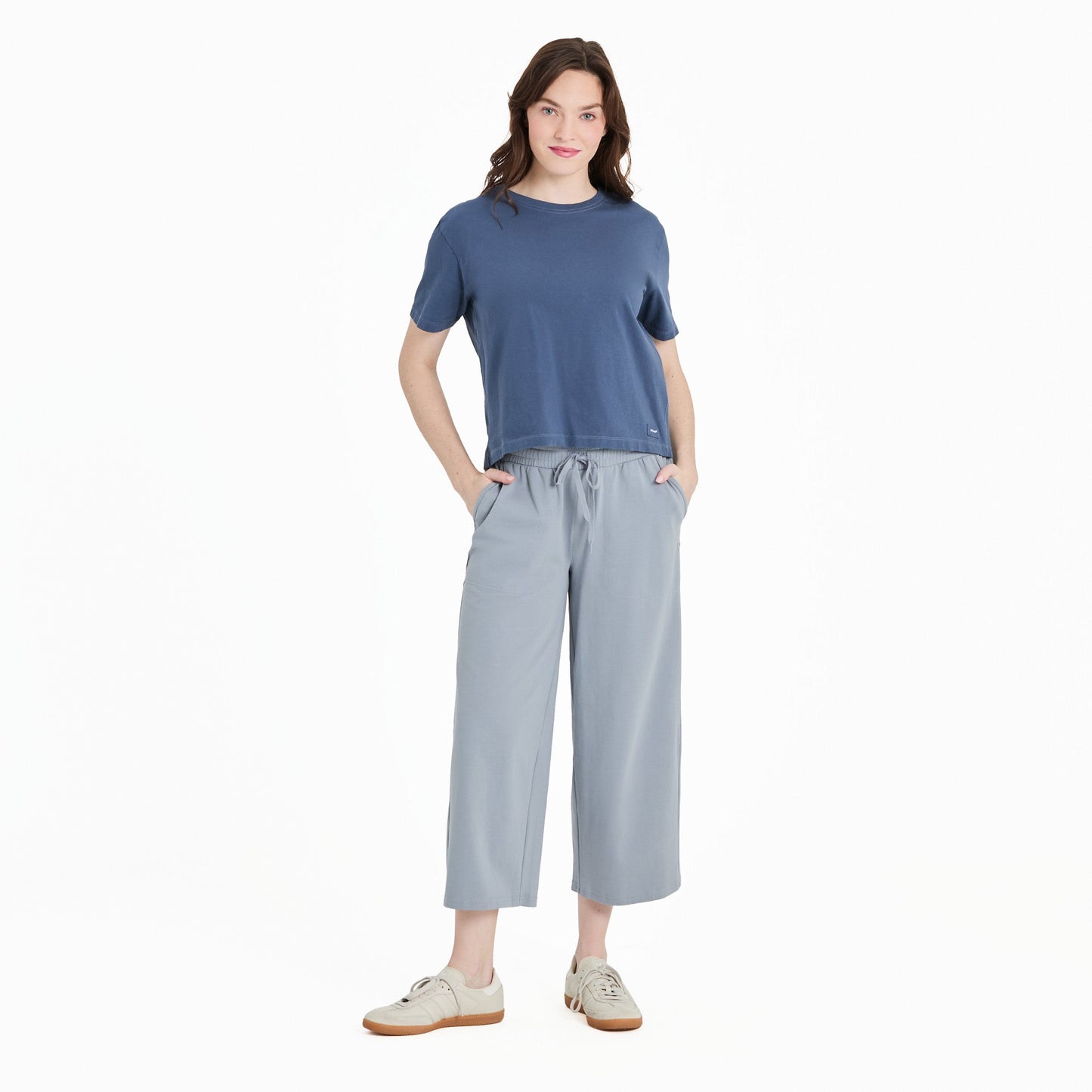 Women's Solid Crusher-FLEX Crop Pant