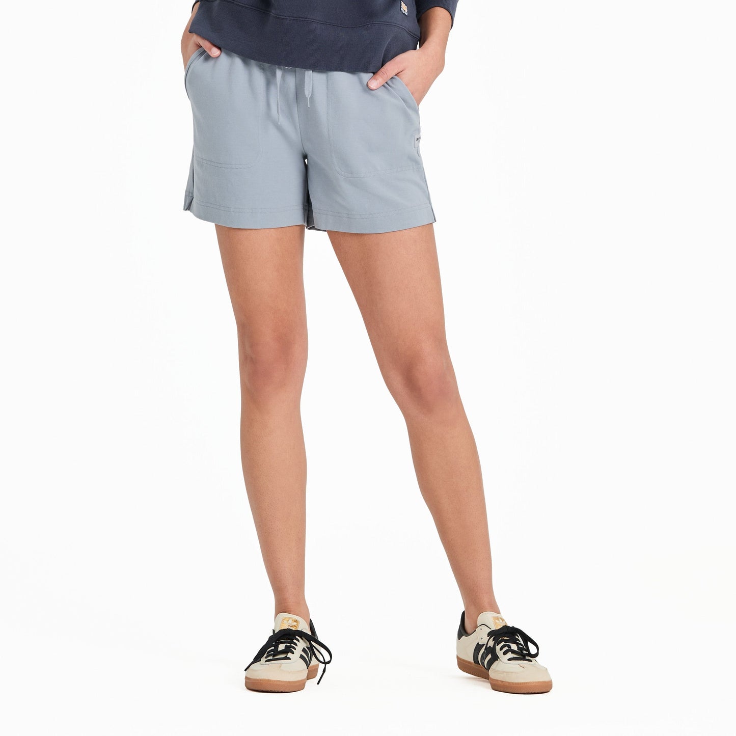 Women's Solid Crusher-FLEX Shorts