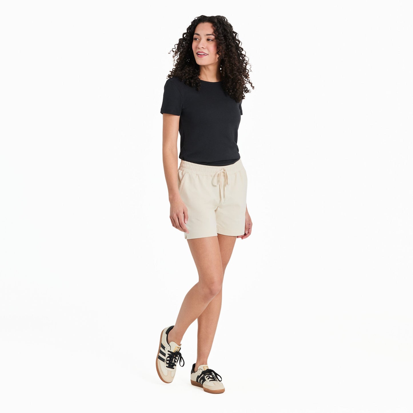 Women's Solid Crusher-FLEX Shorts