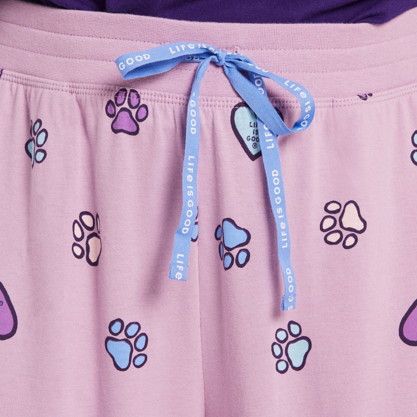 Women's Hearts and Paws Pattern Snuggle Up Sleep Pant