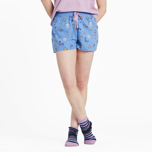 Women's Beauty is All Directions Pattern Snuggle Up Sleep Short