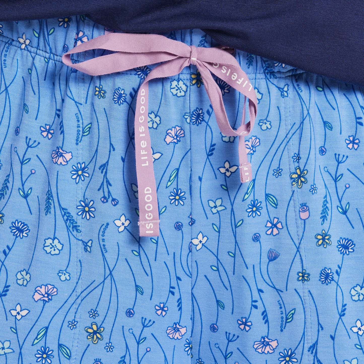 Women's Wildflower Sketch Pattern Lightweight Sleep Pant