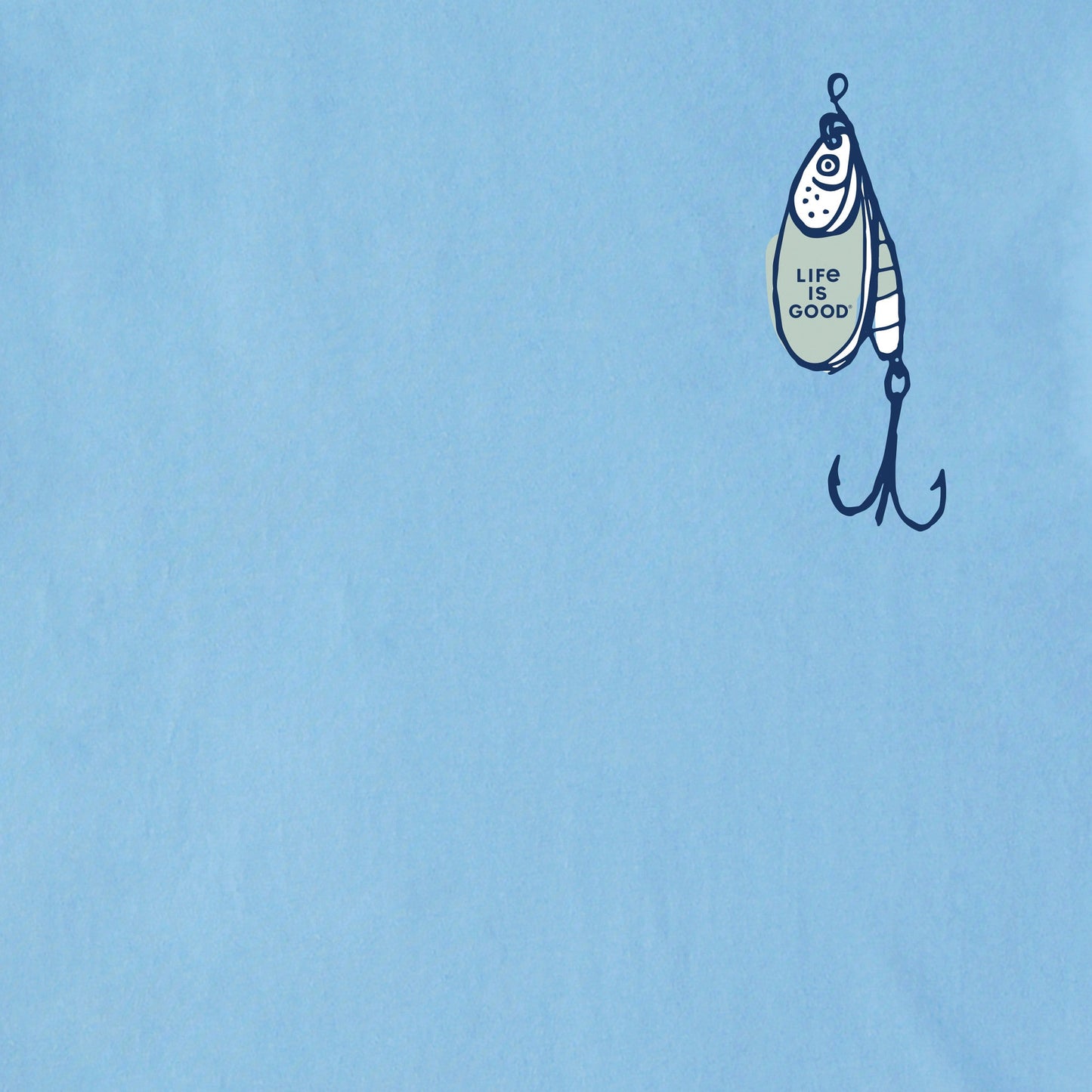 Men's Fish More Worry Less Hooks and Tackle Short Sleeve Tee