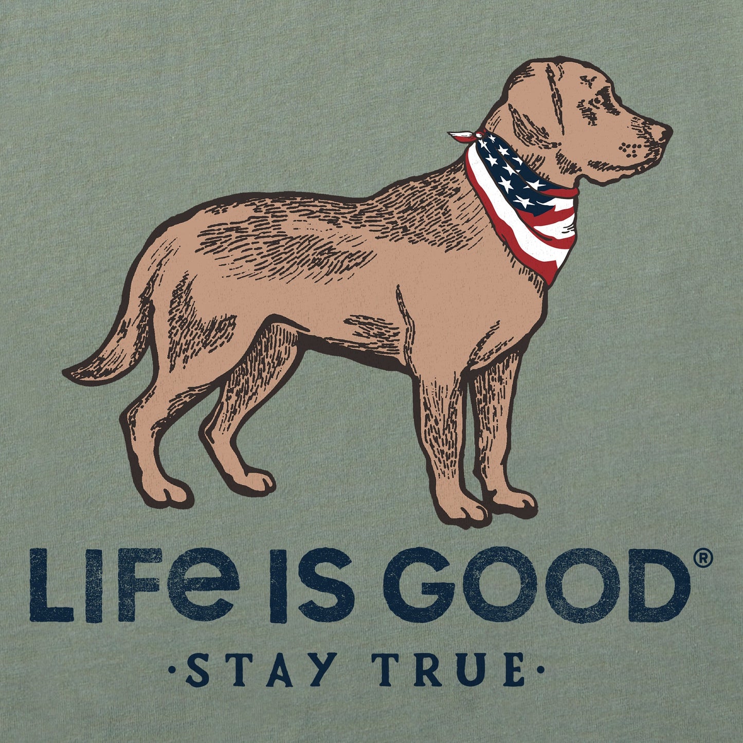 Men's Stay True Dog Short Sleeve Tee
