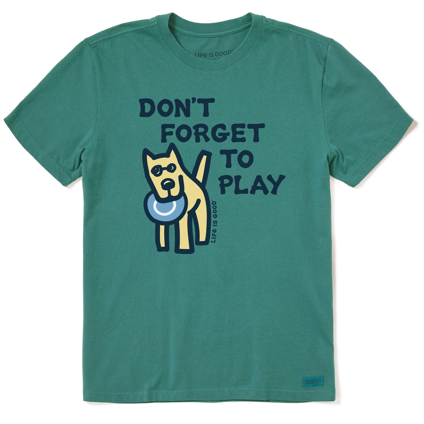 Men's Rocket Don't Forget to Play Short Sleeve Crusher Tee