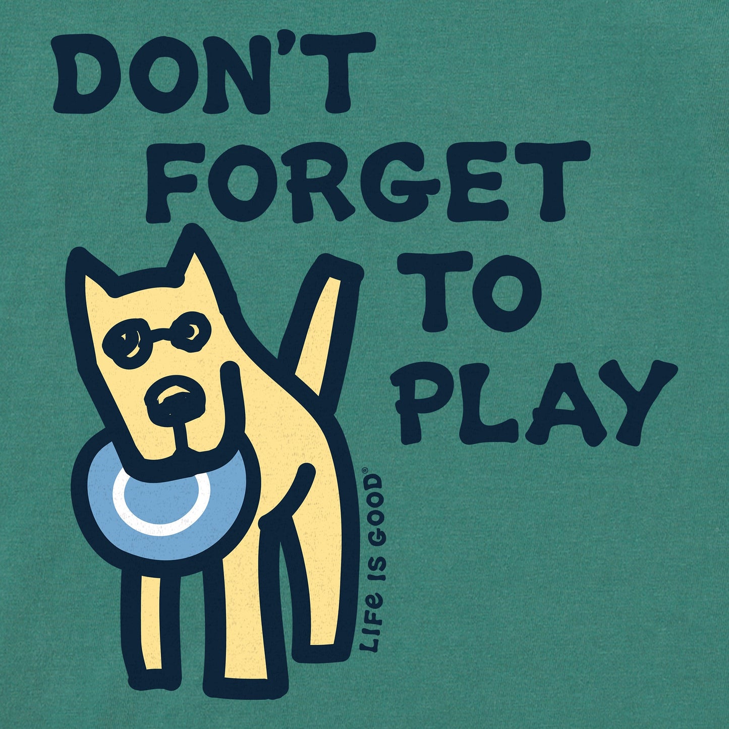 Men's Rocket Don't Forget to Play Short Sleeve Crusher Tee