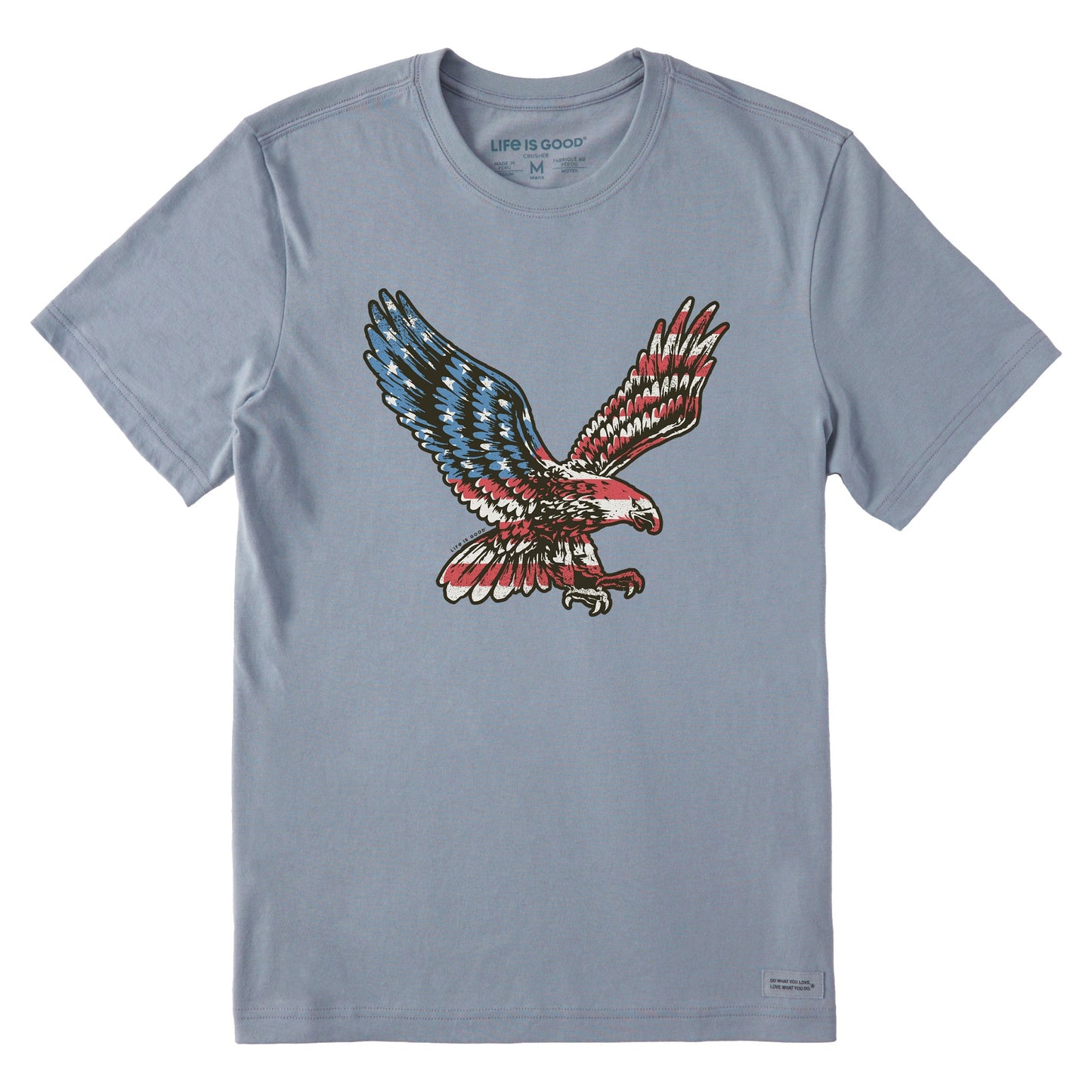 Men's Eagle Flag Short Sleeve Crusher-LITE Tee