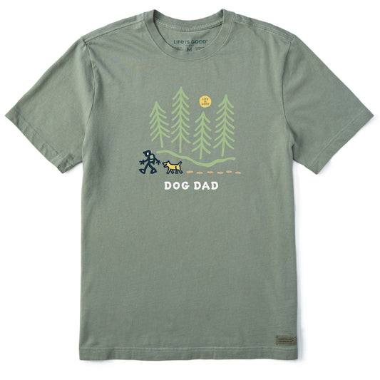 Men's Jake Hike Dog Dad Short Sleeve Crusher Tee