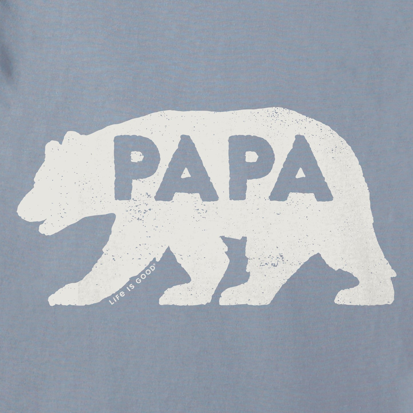 Men's Papa Bear Silhouette Short Sleeve Crusher Tee