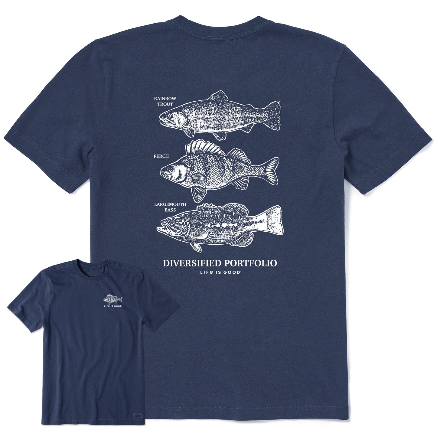 Men's Diversified Freshwater Catches Short Sleeve Crusher-LITE Tee