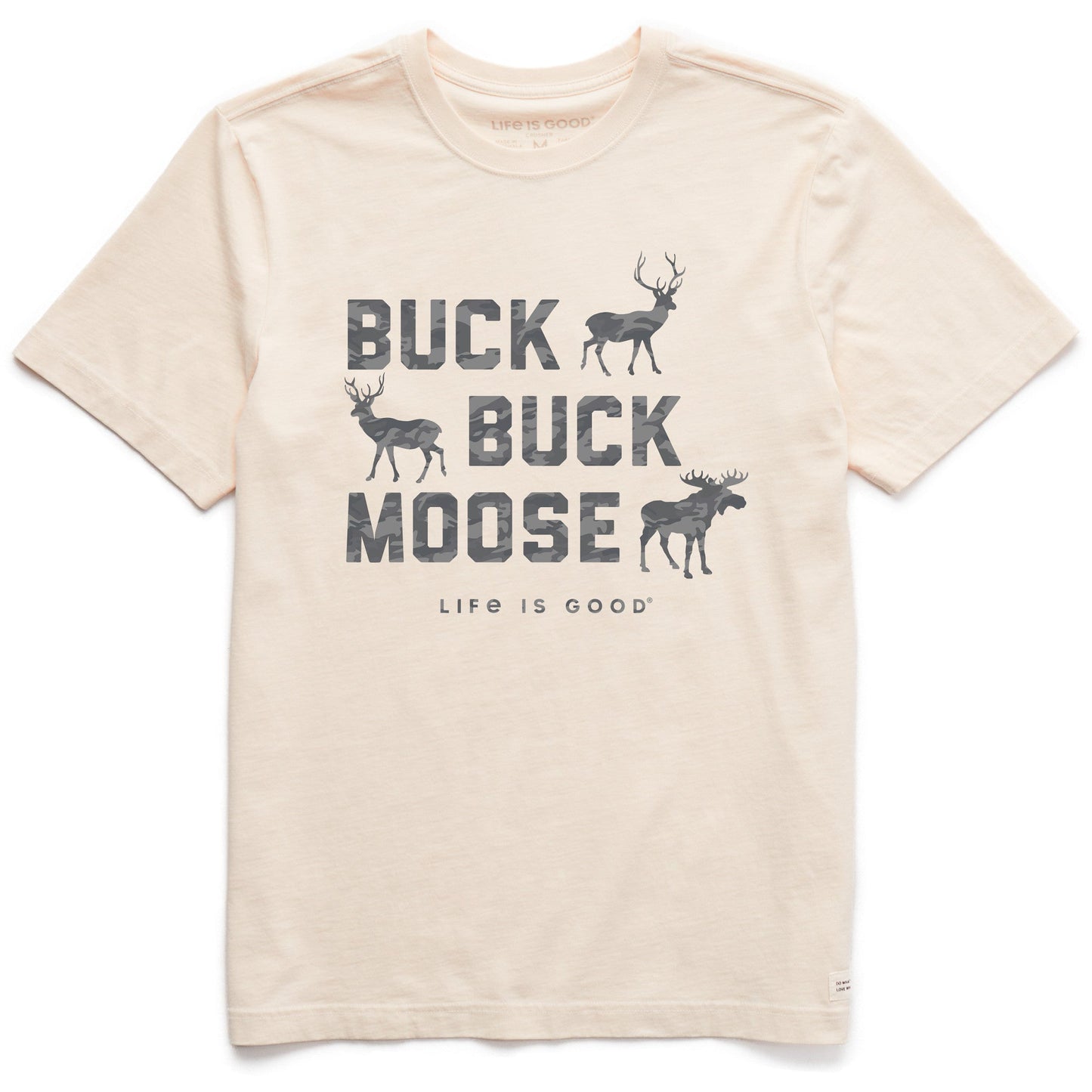 Men's Buck Buck Moose Camo Short Sleeve Tee
