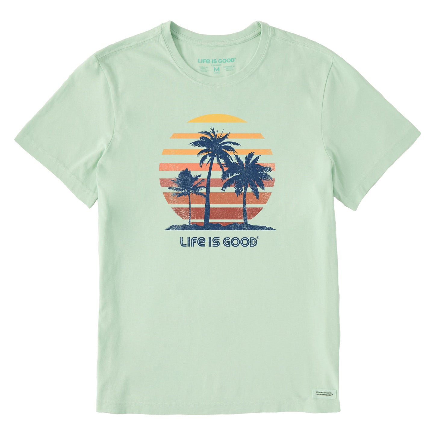Men's 70's Retro Sun Palms Short Sleeve Crusher-LITE Tee