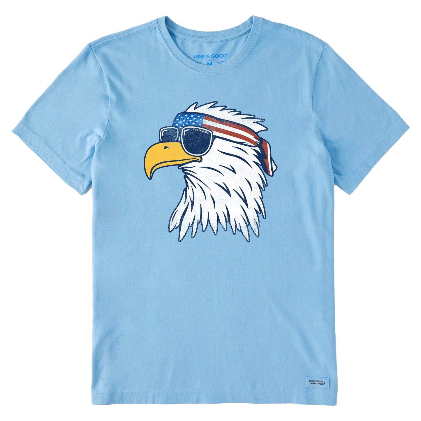 Men's Patriotic Eagle Short Sleeve Crusher-LITE Tee