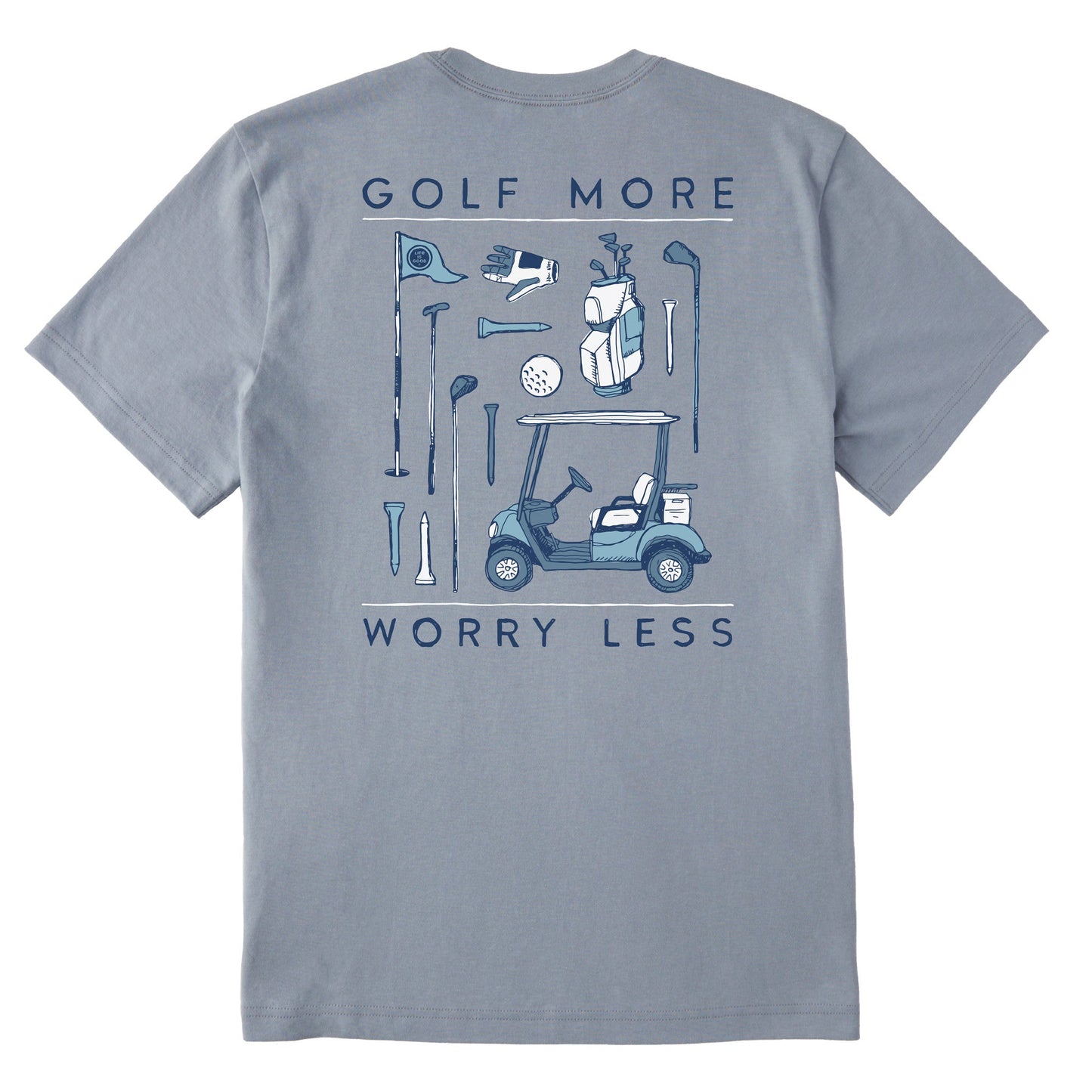 Men's Golf More Worry Less Short Sleeve Crusher-LITE Tee