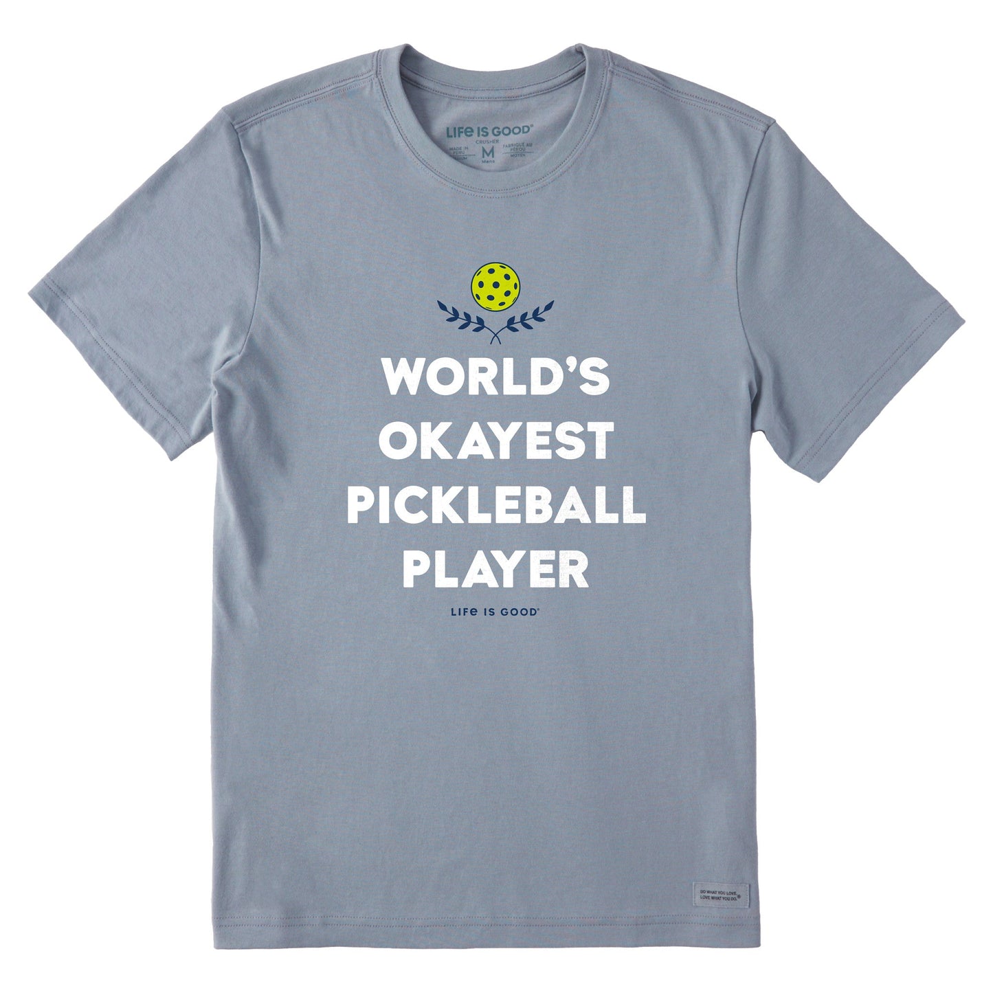 Men's World's Okayest Pickleball Player Short Sleeve Tee