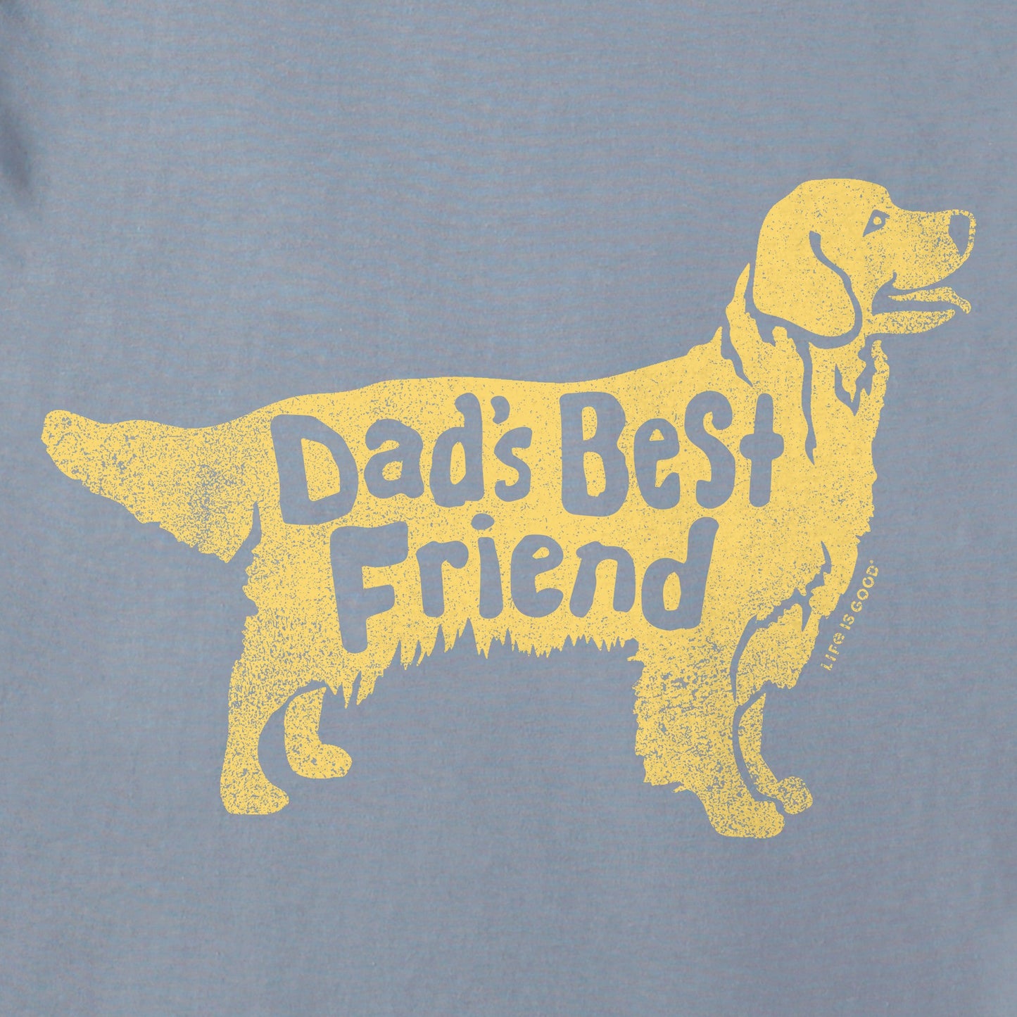 Men's Dad's Best Friend Golden Retriever Short Sleeve Tee