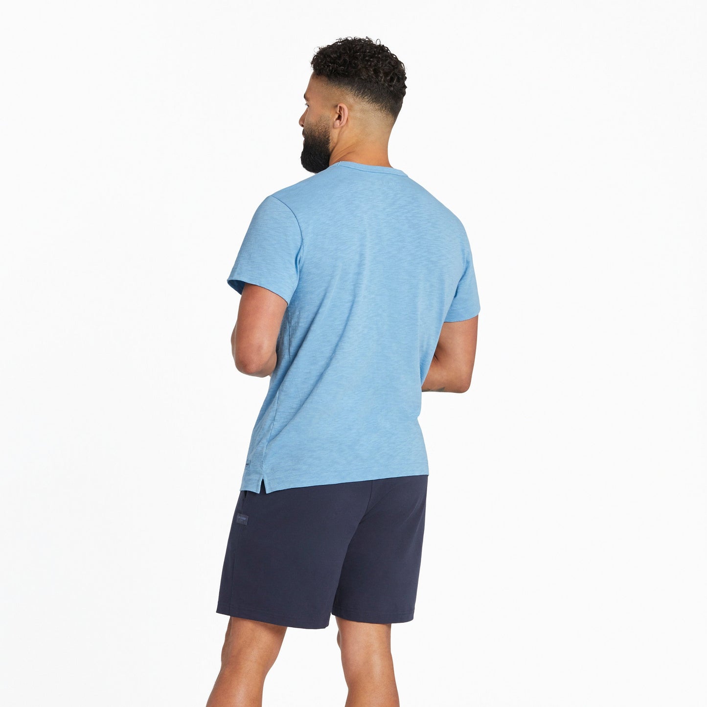 Men's Waves on Waves Textured Slub Tee