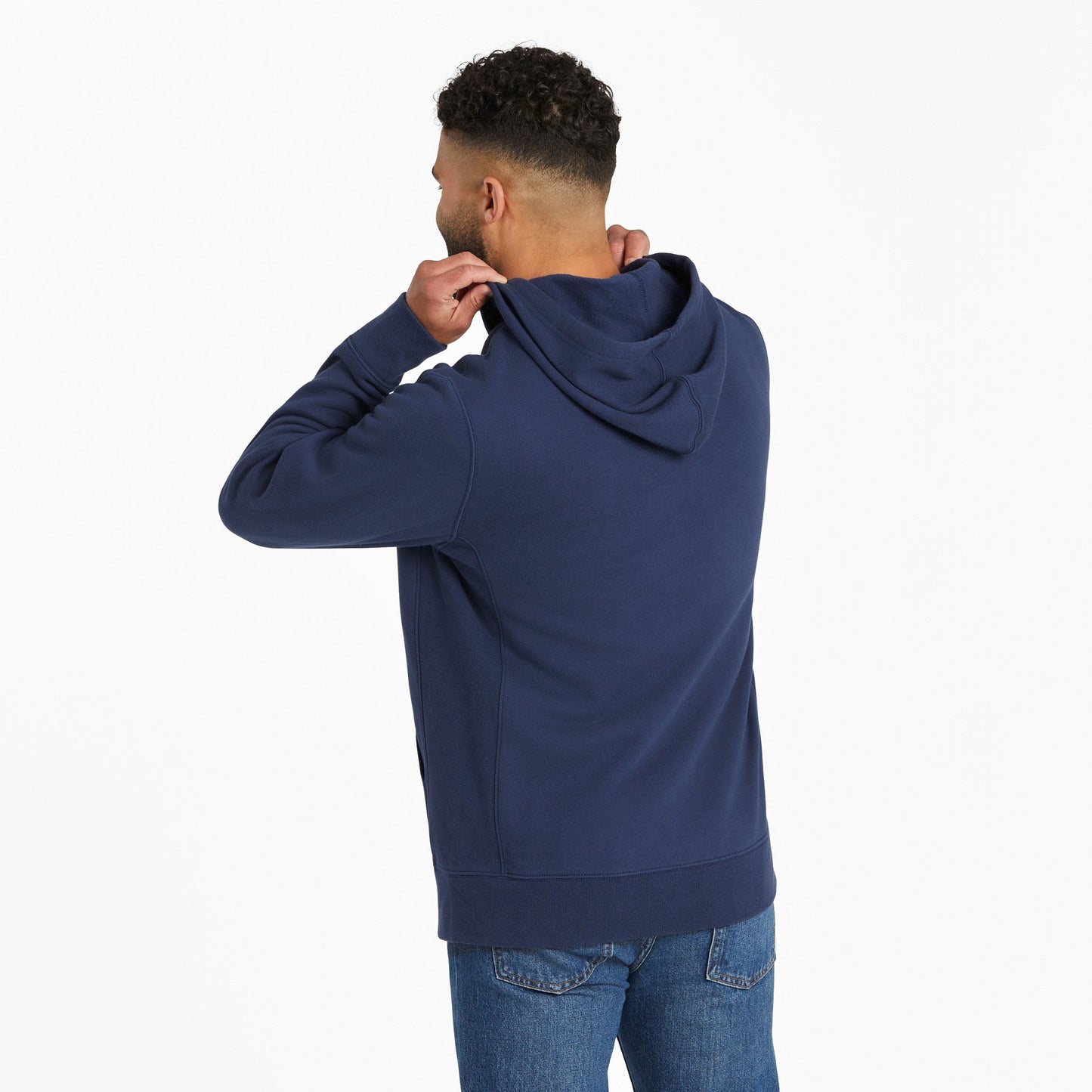 Men's LIG Wordmark Stack Simply True Fleece Zip Hoodie