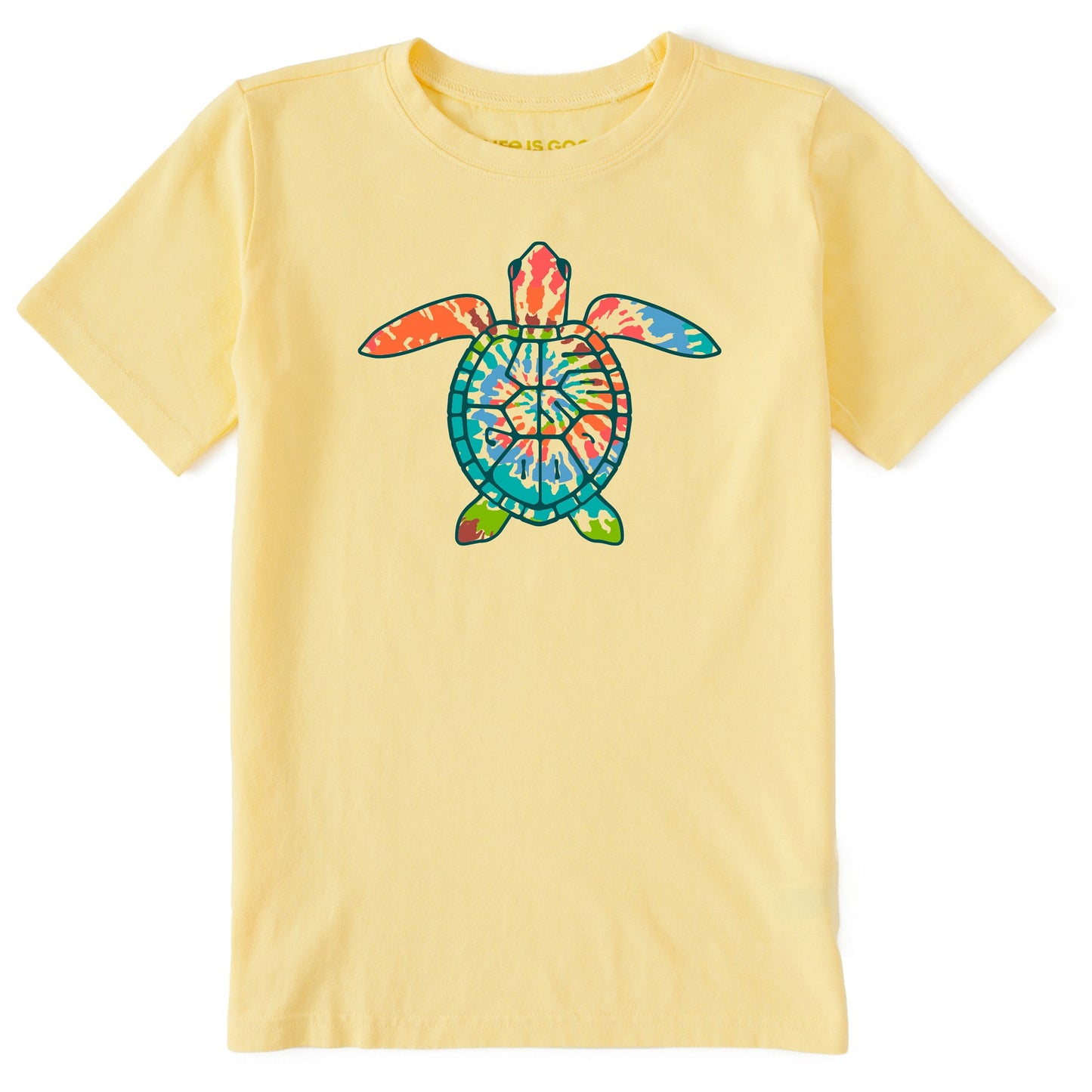 Kids LIG Turtle Shell Tie Dye Short Sleeve Crusher Tee