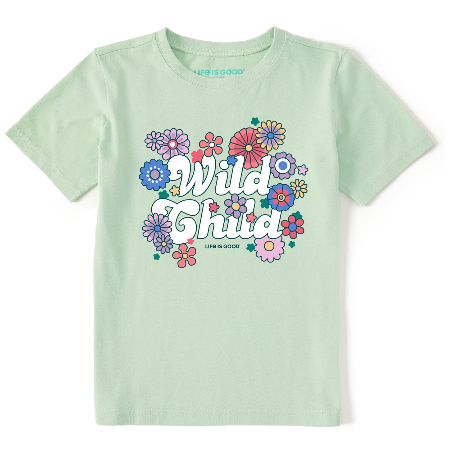 Kids Hippy Wild Child Short Sleeve Crusher Tee