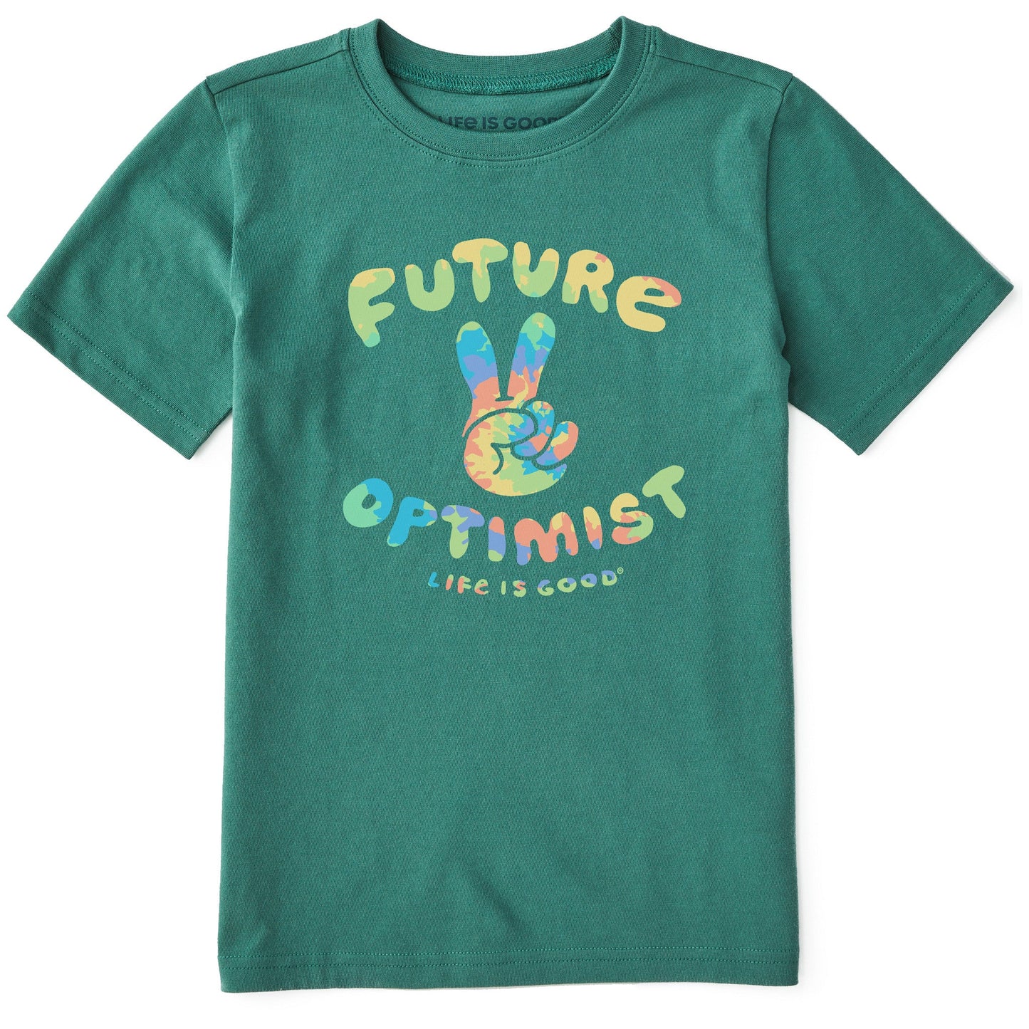 Kids Future Optimist Short Sleeve Crusher Tee