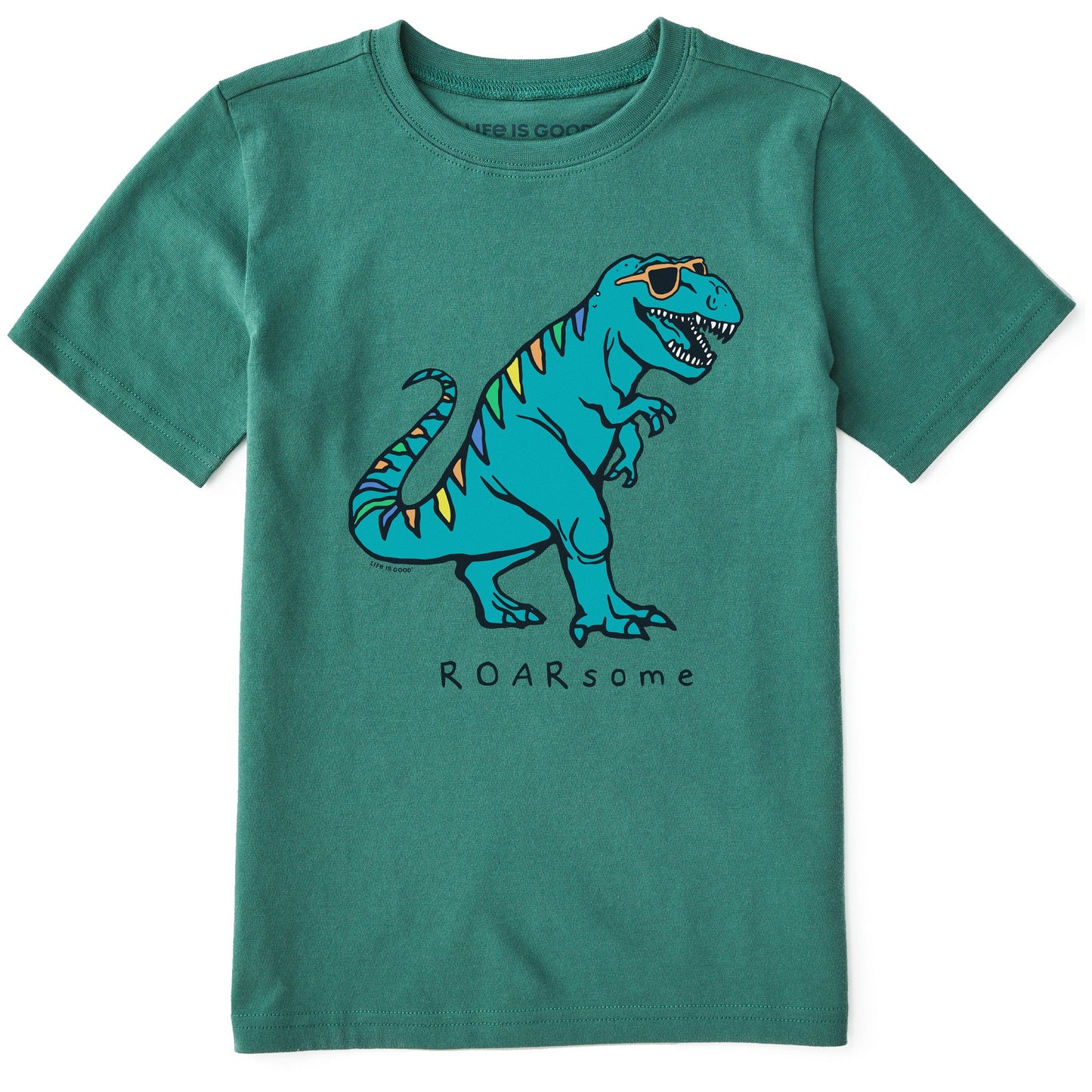 Kids Rad Roarsome Dino Short Sleeve Crusher Tee