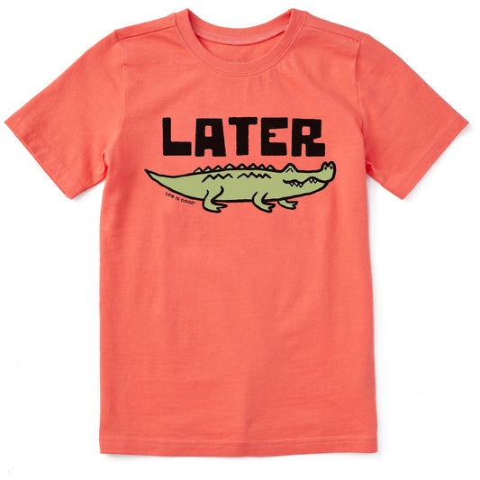 Kids Later Gator Short Sleeve Crusher Tee