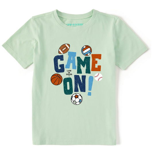 Kids Sports Game On Short Sleeve Crusher Tee