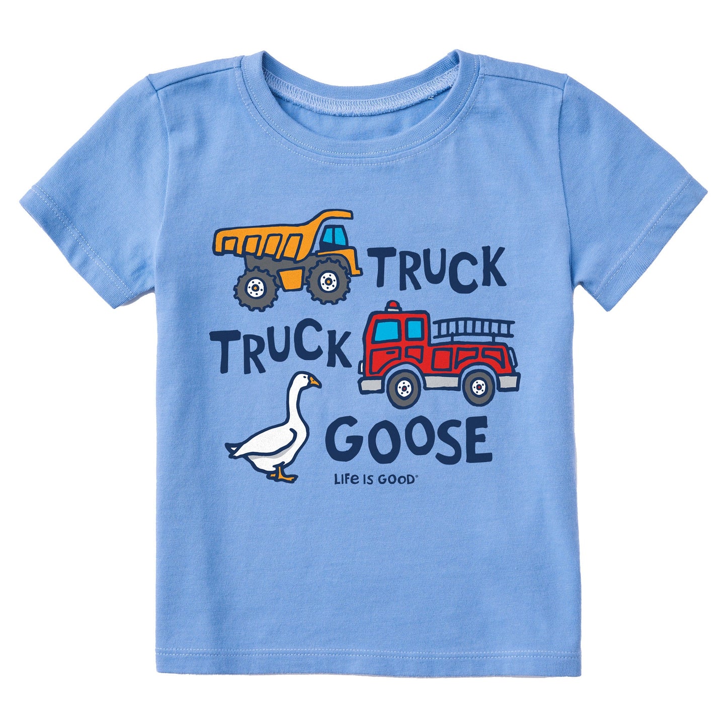 Toddler Truck Truck Goose Short Sleeve Crusher Tee