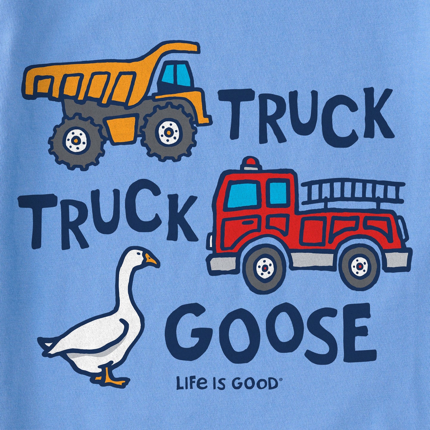Toddler Truck Truck Goose Short Sleeve Crusher Tee