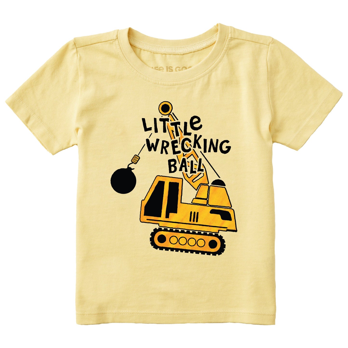 Toddler Little Wrecking Ball Short Sleeve Toddler Crusher Tee