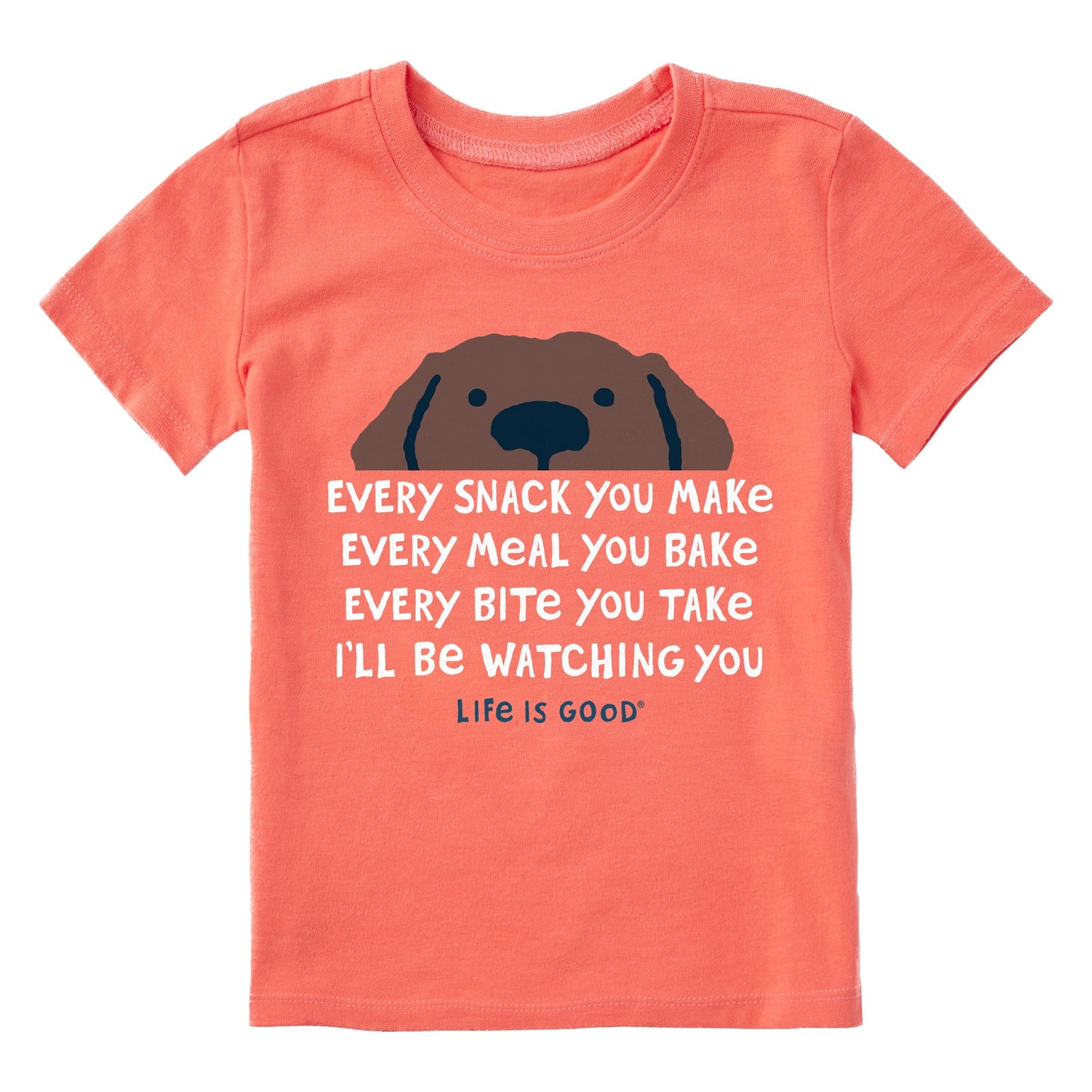 Toddler I'll Be Watching You Short Sleeve Crusher Tee