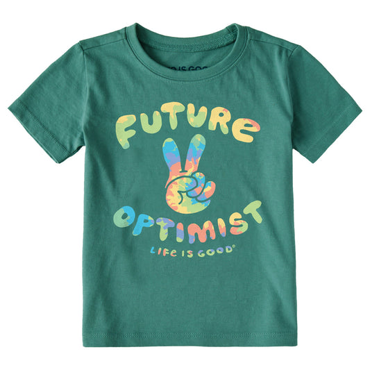 Toddler Future Optimist Short Sleeve Crusher Tee