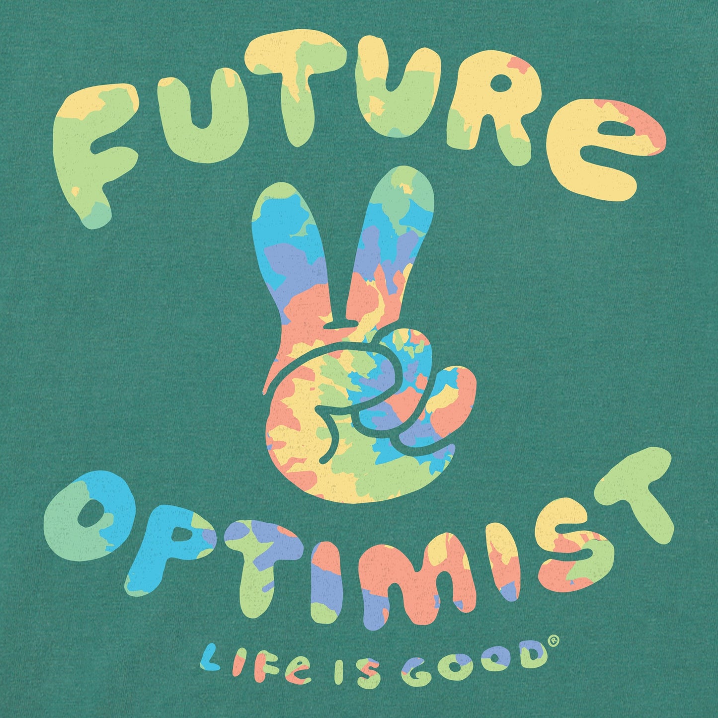 Toddler Future Optimist Short Sleeve Crusher Tee