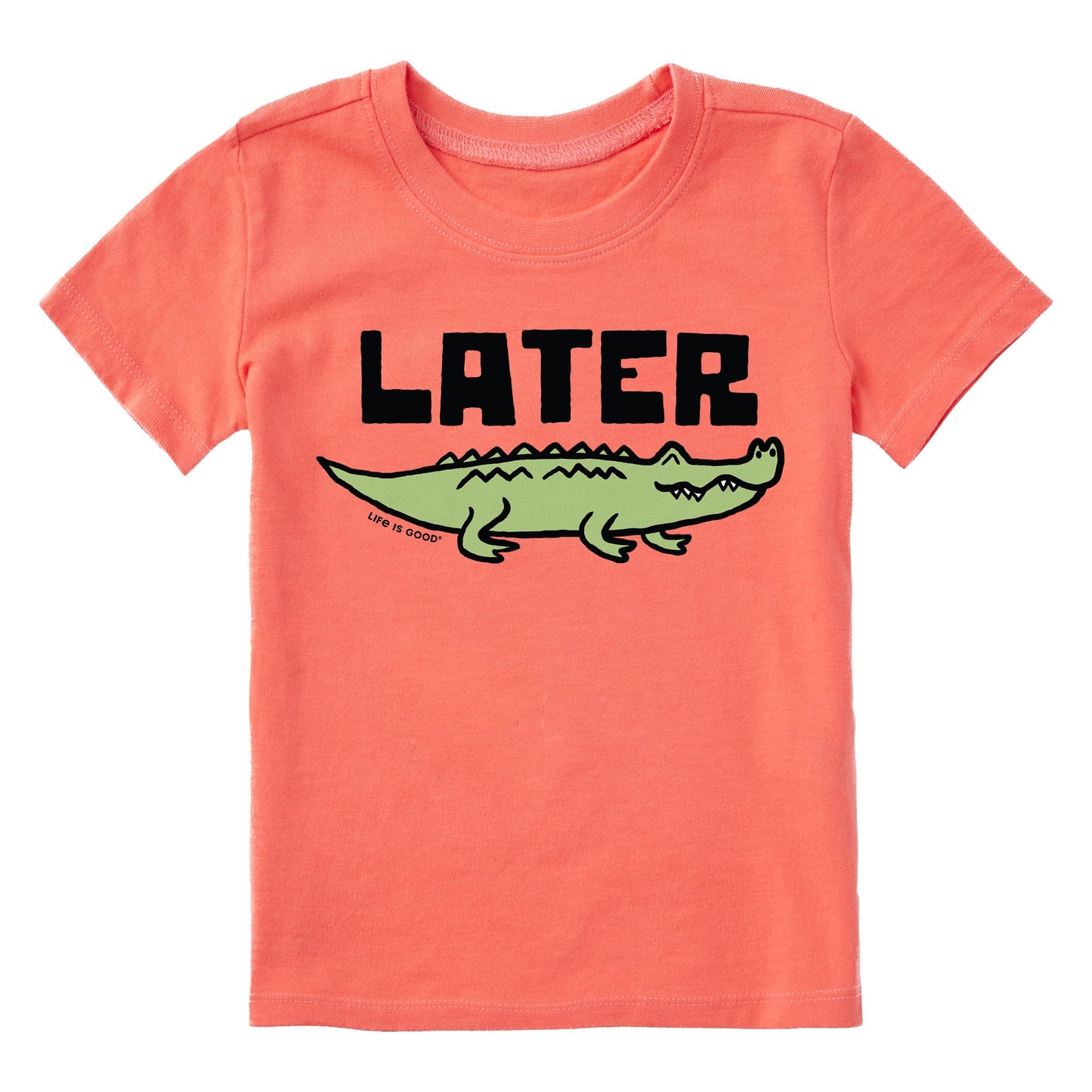 Toddler Later Gator Short Sleeve Crusher Tee
