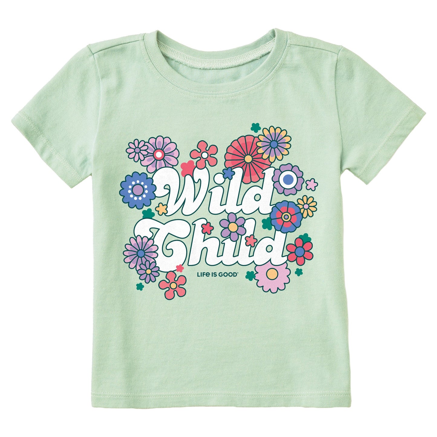 Toddler Hippy Wild Child Short Sleeve Crusher Tee