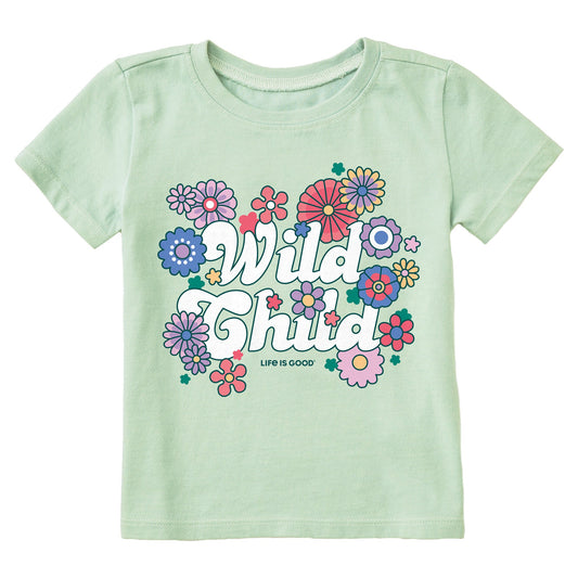 Toddler Hippy Wild Child Short Sleeve Crusher Tee