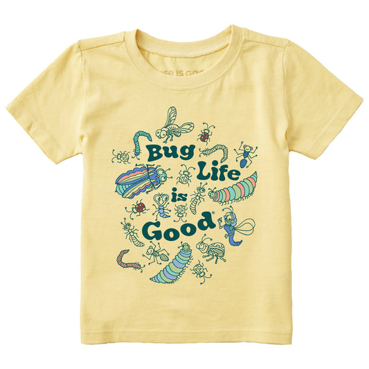 Toddler Bug Life is Good Short Sleeve Crusher Tee