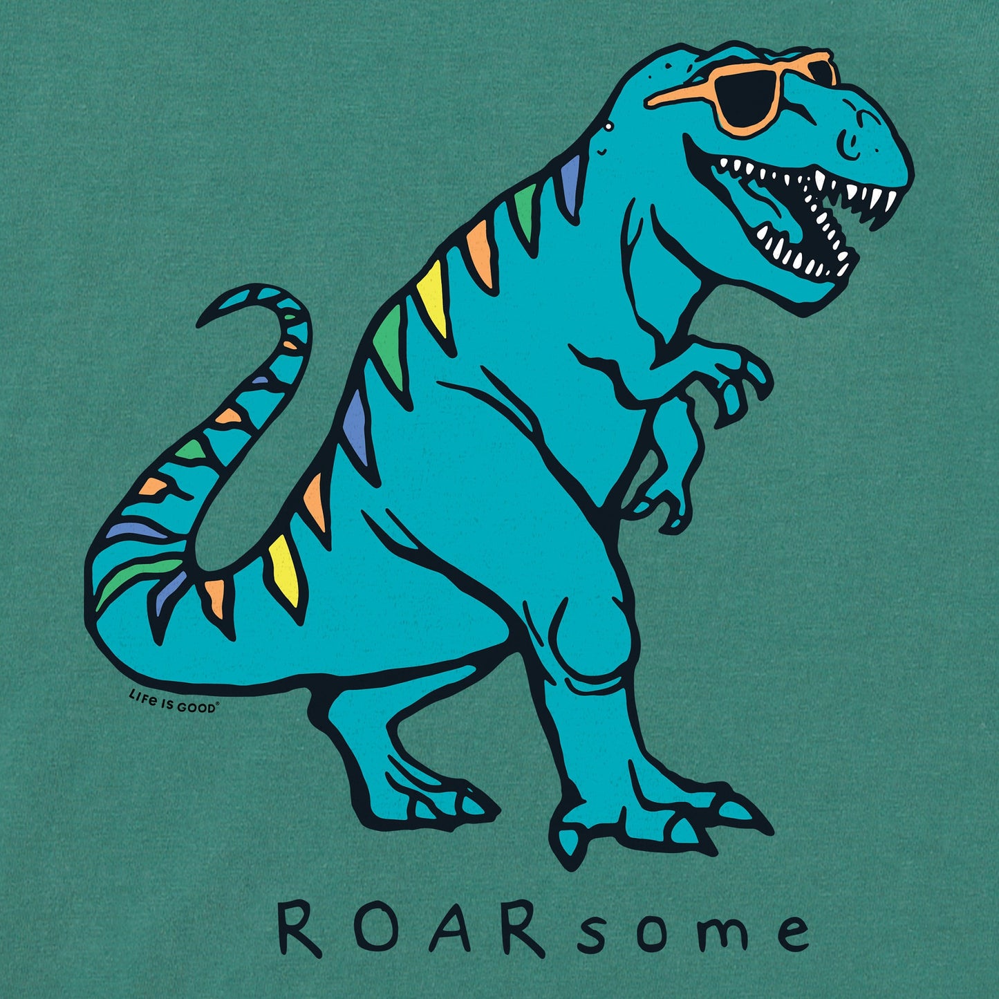 Toddler Rad Roarsome Dino Short Sleeve Crusher Tee