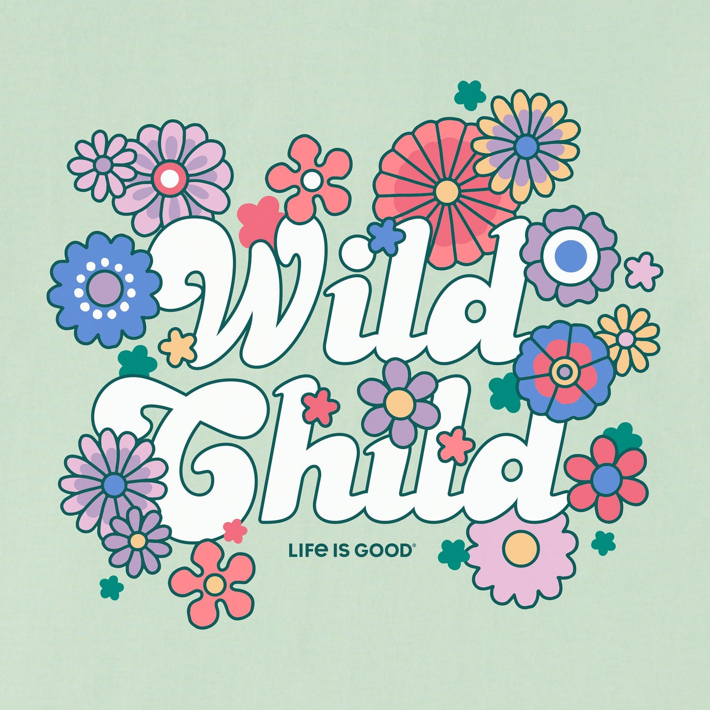 Baby Hippy Wild Child Short Sleeve Crusher Bodysuit