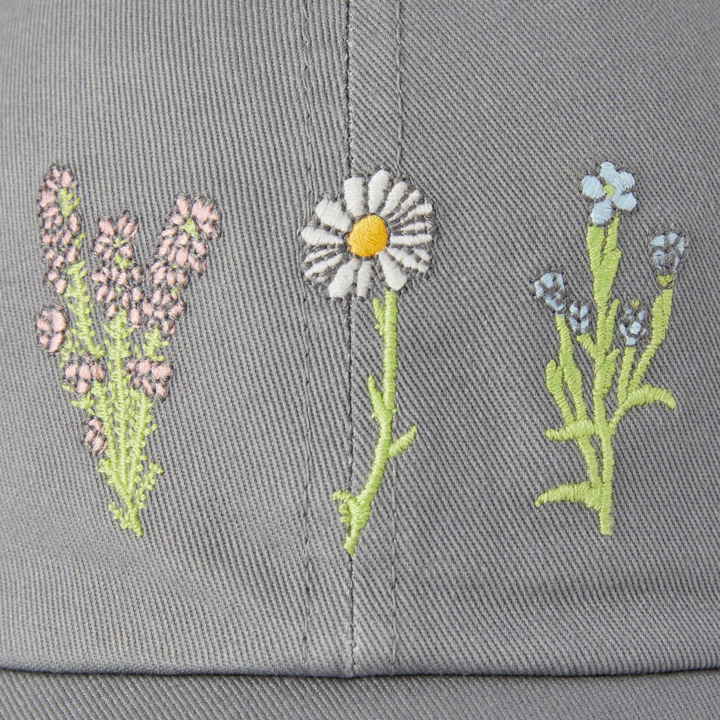 Adult Unisex Detailed Wildflowers Chill Cap