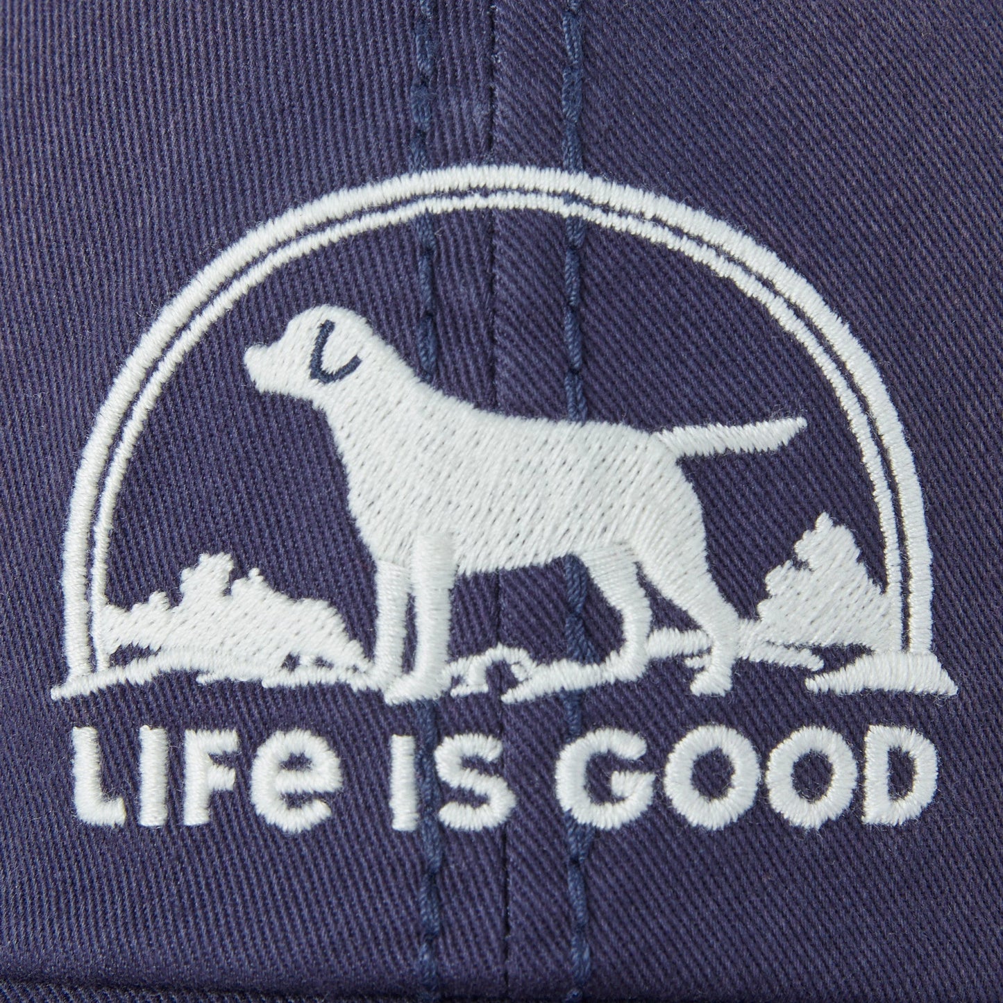 Adult Unisex Floral Sunset Dog Sunwashed Chill Cap