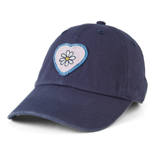 Adult Unisex Simple Daisy Heart Tattered Chill Cap