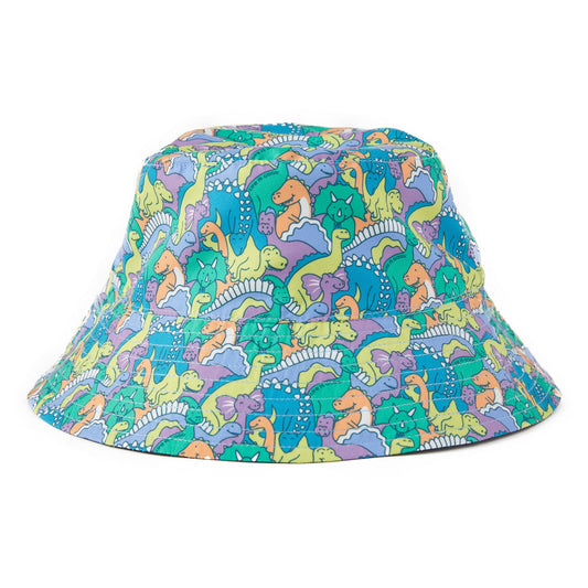 Toddler Dinosaur Friends Pattern Made in the Shade Bucket Hat